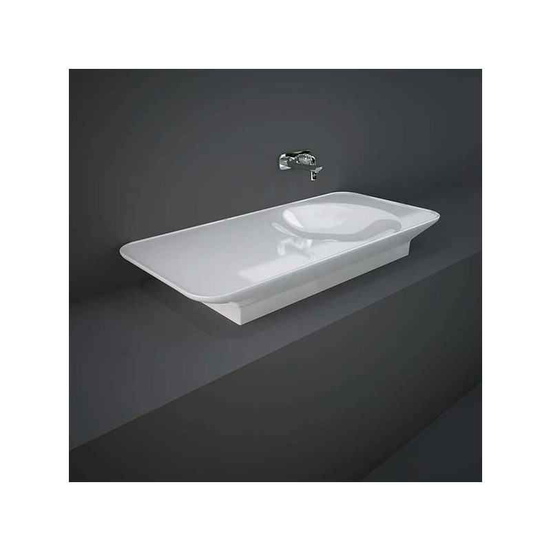 VALET Wandwaschbecken 112 cm, linkes Regal Rak Ceramics VALWB11300AWHA RAK CERAMICS - 1
