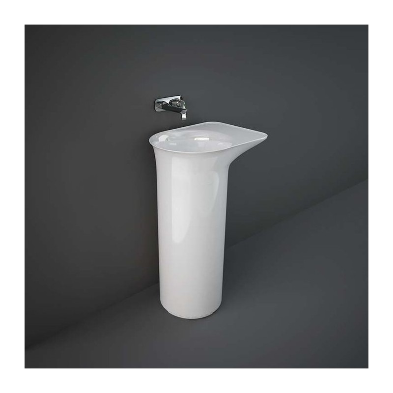 VALET Freestanding washbasin 53 cm. Without hole. Rak Ceramics VALFS5300AWHA RAK CERAMICS - 1