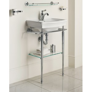JOLIE Console for hand basin with storage L 63.4 x H 85.8 x D 39.7 DEVON&DEVON DEVON&DEVON - 1