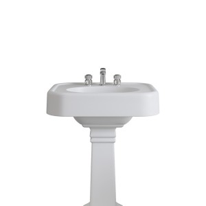 Blues WHITE TEC PLUS WASHBASIN L71xH24xD56.5 DEVON & DEVON DEVON&DEVON - 1