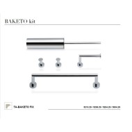 copy of BAKETO STAND TOILET ROLL HOLDER AND BRUSH HOLDER LINEABETA 5121 LINEABETA - 1