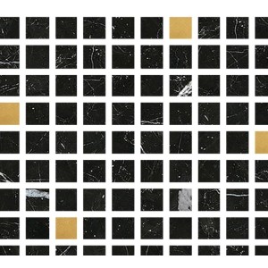 MARMI DI IMPRONTA  NERO MARQUINIA MOSAICO LAPPATO TES.2,3X2,3 30X30 - IMPRONTA IMI043ML IMPRONTA - 1