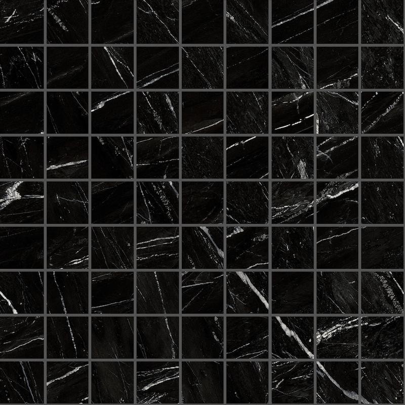 INCANTO  SKY 30X30 BLACK MOSAIK GLOSSY - RAGNO R96C RAGNO  - 1