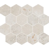 Karnis Mosaico Esagona Ivory Levigato 33x27,5 - CERDOMUS 97433 CERDOMUS - 1