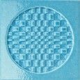 CITTA' DI FAENZA GEO AZZURRO DECORATION GLOSSY 6X6 - IRIS 511056 IRIS CERAMICA - 1
