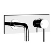 VIA TORTONA External part Wall-mounted short spout mixer without waste GESSI