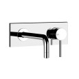 VIA TORTONA External part GESSI Wall-mounted long spout mixer without waste