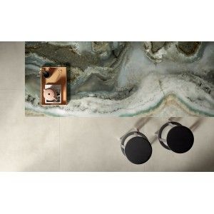 INFINITO 2.0 AGATE CRYSTAL JADE POLISHED BOOKMATCH B 163X324 - FONDOVALLE INF2436 CERAMICA FONDOVALLE - 1