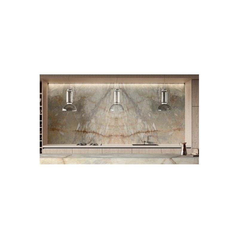 INFINITO 2.0 BRECCIA VAN GOGH POLISHED BOOKMATCH A 163X324 - FONDOVALLE INF2517 CERAMICA FONDOVALLE - 1