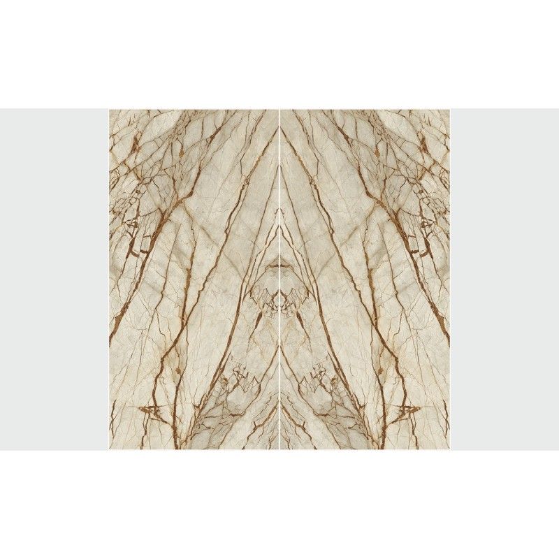 INFINITO 2.0 GOLD RIVER POLISHED BOOKMATCH A 163X324 - FONDOVALLE INF2238 CERAMICA FONDOVALLE - 1