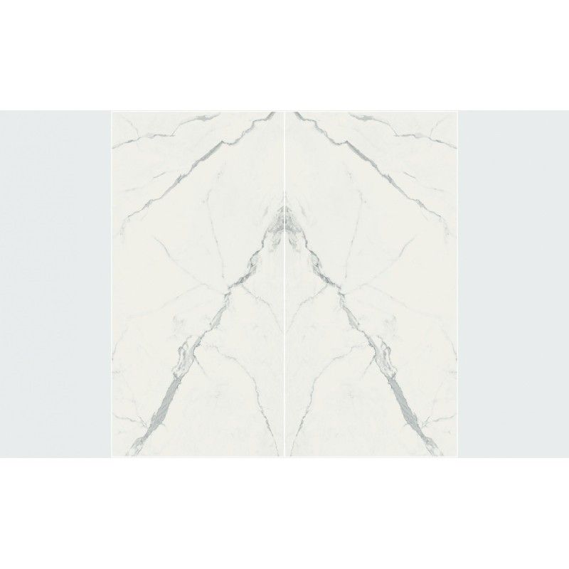 INFINITO 2.0 CALACATTA WHITE POLISHED BOOKMATCH A 163X324 - FONDOVALLE INF434 CERAMICA FONDOVALLE - 1
