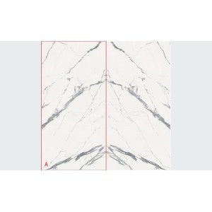 INFINITO 2.0 STATUARIO EXTRA NATURAL BOOKMATCH B 163X324 - FONDOVALLE INF1465 CERAMICA FONDOVALLE - 1