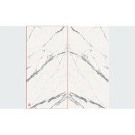INFINITO 2.0 STATUARIO EXTRA NATURAL BOOKMATCH B 163X324 - FONDOVALLE INF1465 CERAMICA FONDOVALLE - 1