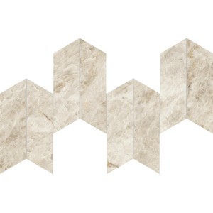 Marvel Diva Taj Mahal Mosaico Chevron 17,5x46,3  Velvet  - CERAMICHE ATLAS CONCORDE AYD3 CERAMICHE ATLAS CONCORDE - 1