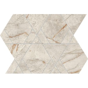 Marvel Diva White Everest Mosaico Triangle 28,9x33,4 Lappato   - CERAMICHE ATLAS CONCORDE AYLW CERAMICHE ATLAS CONCORDE - 1