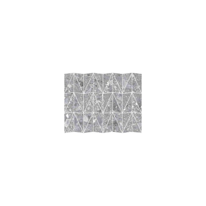 REALSTONE CEPPO 29x39 cm  GRIGIO MOSAICO TRIANGOLI - RAGNO RCZX RAGNO  - 1