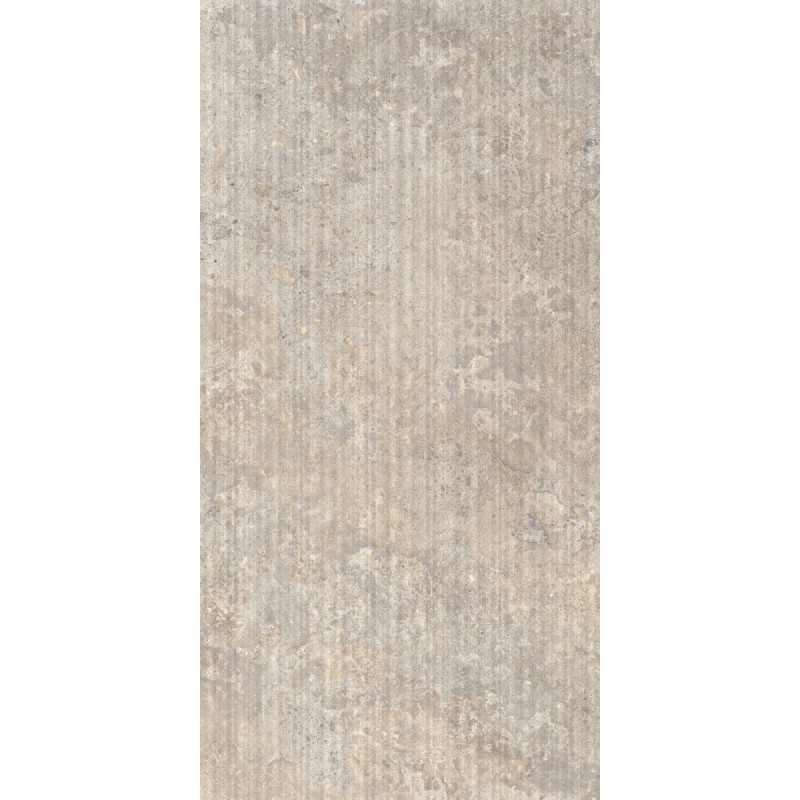 BEAT RIBBED ALMOND SQ 60x120 - RF84 REFIN REFIN - 1