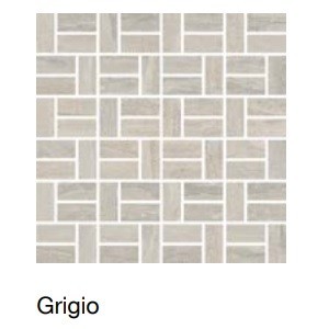 VERSATILE VEIN GRIGIO MOSAICO BRICKS 2X5 LUCIDATO - COEM VT3MS2L COEM CERAMICHE - 1