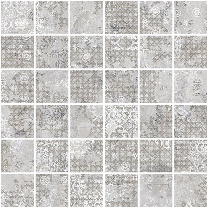 RUG GREY NATURAL MOSAIQUE 5X5 29,75X29,75/ - APARICI APARICI CERAMICA - 1