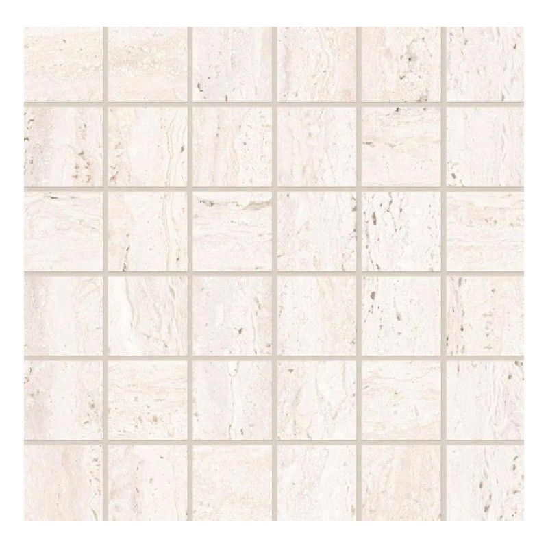 ASTRUM 30X30 WHITE CROSS CUT MOSAIC - SUPERGRES WEAM CERAMICHE SUPERGRES - 1