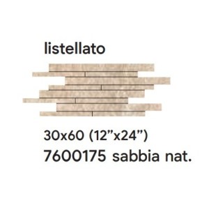 GEOSTONE 30X60 SABBIA NATURAL LISTELLATO - SAIME CERAMICHE 7600175 SAIME CERAMICHE - 1