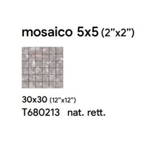 GRESTONE 30X30 GREY NATURALE MOSAICO 3 6 - SAIME CERAMICHE T680213 SAIME CERAMICHE - 1