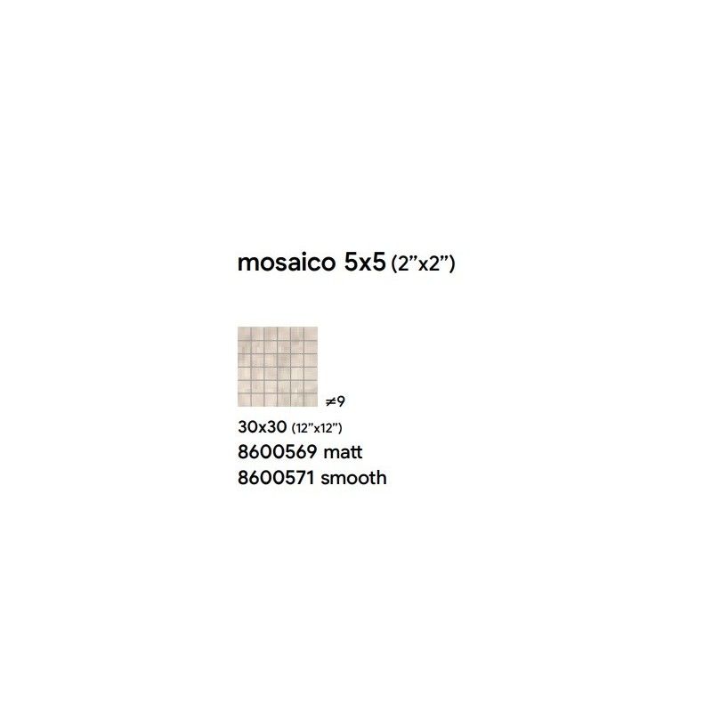 ROYAL 30X30 BEIGE SMOOTH MOSAIC 3 - SAIME CERAMICHE 8600571 SAIME CERAMICHE - 1