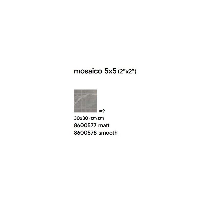 ROYAL 30X30 GREY MAT MOSAICO 3 6 - SAIME CERAMICHE 8600577 SAIME CERAMICHE - 1