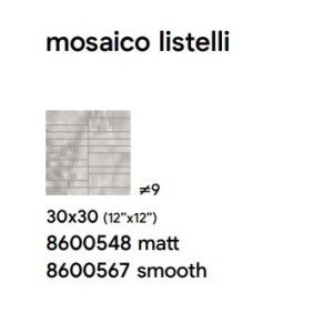 ROYAL 30X30 SILVER MAT MOSAIQUE LISTELLI - SAIME CERAMICHE 8600548 SAIME CERAMICHE - 1