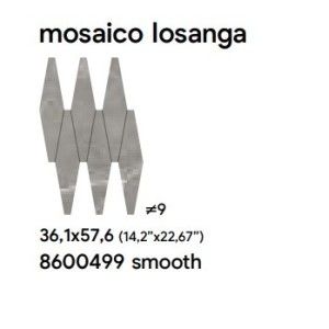 ROYAL 36,1X57,6 GREY SMOOTH MOSAIQUE LOSANGA - SAIME CERAMICHE 8600499 SAIME CERAMICHE - 1