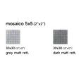 URBAN 30X30 GREY NATURALE MOSAICO 3 - SAIME CERAMICHE 7600111 SAIME CERAMICHE - 1