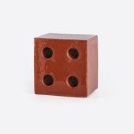 BLOC GLOSSY RED 13X13X10 - BOBG05 01 MUTINA MUTINA - 1