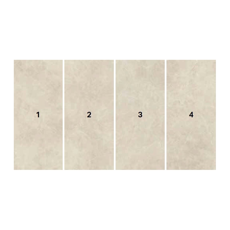 PURITY MARBLE VEIN MATCHING ROYAL BEIGE LUX C4 120X278 DEK - CERAMICHE SUPERGRES VRBV CERAMICHE SUPERGRES - 1