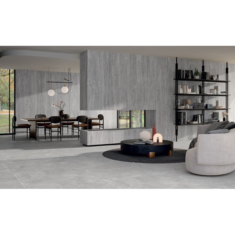 ROYAL TRAVERTINO GRISEO VEIN HONED 3D TEXTURE 120x278 6 mm - ROT214 FONDOVALLE CERAMICA FONDOVALLE - 1