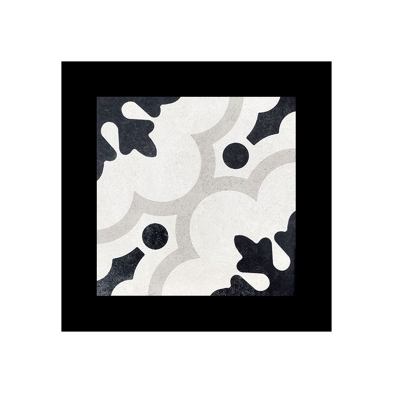 CEMENTINA BLACK&WHITE_2 20X20 RET CBW20C2 Ceramica Fioranese