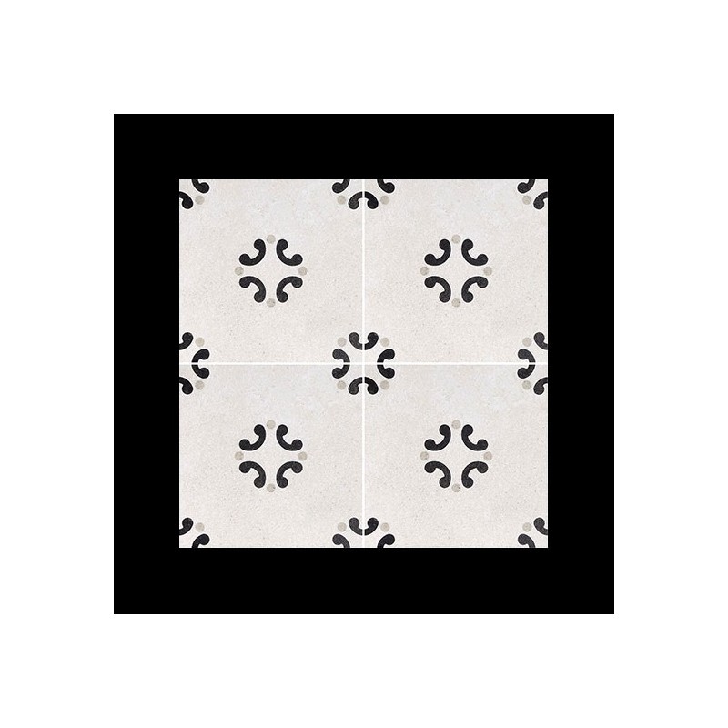 CEMENTINA BLACK&WHITE_3 20X20 RET CBW20C3 Ceramica Fioranese