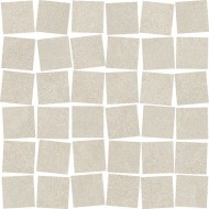RECONCRETE RO 01 SPAZZOLATO MOSAICO 36T BIANCO CALDO 30X30 - MIRAGE CBH7 MIRAGE - 1