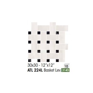ATELIER BASKET CRYSTAL DOLOMIA 30X30 MARQUINA POLISHED - NOVABELL ATL224L NOVABELL - 1