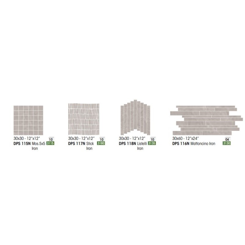 DEEPSTONE MOSAICO 5X5 IRON - NOVABELL DPS115N NOVABELL - 1