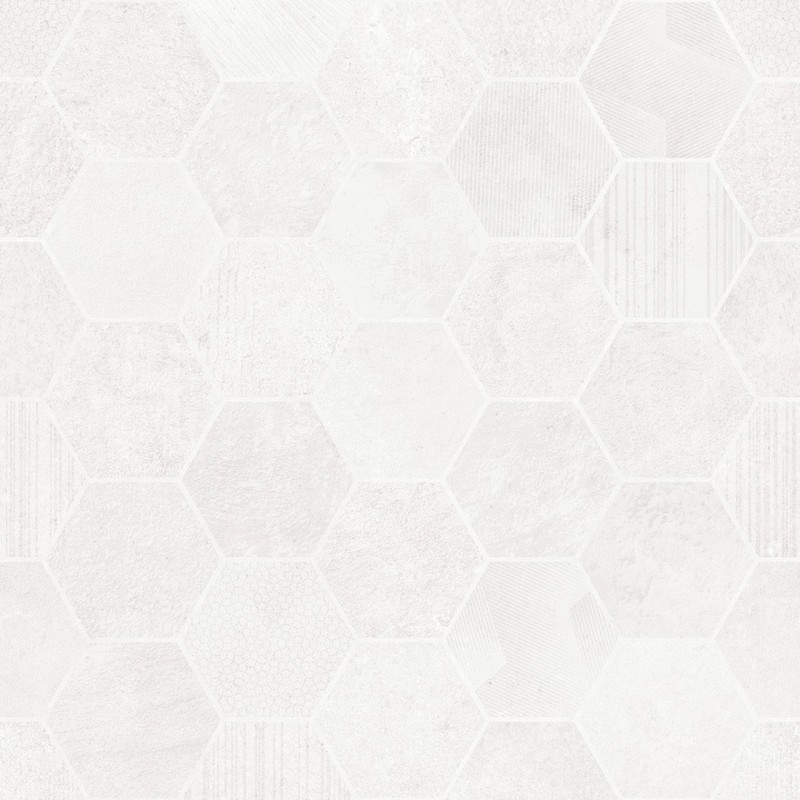 FRAMEWORK HEXAGON 60X119,80 WHITE DECORO SQ - SINTESI PF00023298 SINTESI - 1
