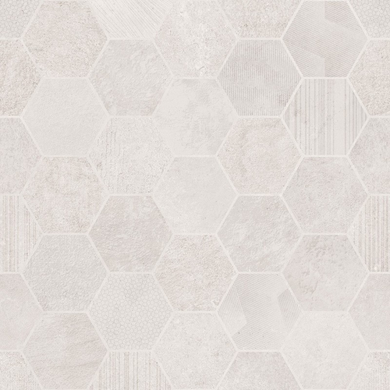 FRAMEWORK HEXAGON 60X119,80 GREY DECORO SQ - SINTESI PF00023301 SINTESI - 1