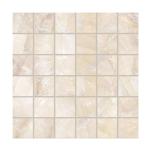 TELE DI MARMO LUMIA 30X30 MOSAIK 5X5 IVORY GIOIELLO SILKTECH - EMILCERAMICA EN9H EMILCERAMICA - 1