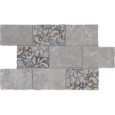 HERITAGE MOSAIK 30X45  MAJOR FLORITA DECO GREY NATURAL - Viva Emilgroup EGTT VIVA EMILGROUP - 1