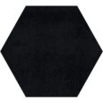 Concrete Black 18x16 small hexagon 6mm - GIGACER PO9ESABLACK GIGACER - 1