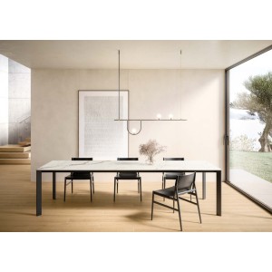 Tableau HABITAT TABLES INCONTRO 75 A Table à manger avec plateau rectangulaire ATLAS CONCORDE