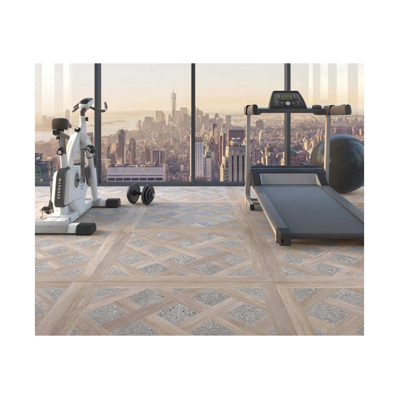 INTARSIO GREY NATURAL 99,55X99,55 - APAVISA 8431940459764 APAVISA - 1