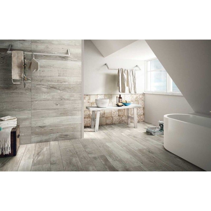 GRIGIO MADEIRA R11 90X15 894033 Iris Ceramica
