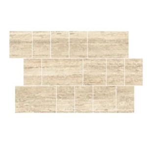 THERMAE VERSO MINI BRICK 29X42 TRAVERTINO CLASSIC - NOVABELL TRV668N NOVABELL - 1