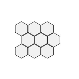 CANOVA CALACATTA ORO MOSAIQUE ESAGONA 35x30,3 - CERAMICA RONDINE J93424 CERAMICA RONDINE - 1