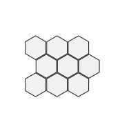 INVISIBLE GREEN MOSAICO ESAGONA LAPPATO 35x30,3 - CERAMICA RONDINE J93412 CERAMICA RONDINE - 1